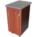 Corp inferior cu 1 Usa Stanga Zebra, Wenge/MDF Cedru Mustata, blat Beton 40 x 85 x 60